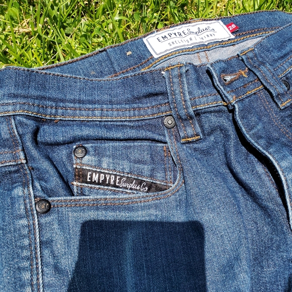 EMPYRE Surplus Co Skeletor Skinny Jeans size 28 - Picture 5 of 14
